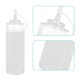 thumbnail image 3 of Juego de 2 dispensadores de alimentos transparentes y duraderos, a prueba de fugas, botella con chorro, accesorio de plancha con tapa para salsas, aceite y condimentos, 3 of 5