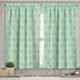 thumbnail image 2 of Ambesonne Mint Valance & Curtain, Circles Vintage Pastel, 55"x30", Mint and Pale Green, 2 of 6