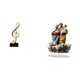 thumbnail image 1 of Escultura Creativa De Nota Musical De Resina Y Decoración De Escritorio De Acrílico 2D, Adorno De Mesa único Para El Hogar, Chimenea, Escritorio, Regalo Navideño, Centro De Mesa., 1 of 8