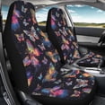 thumbnail image 3 of Uorisanigo Colorful Butterfly Car Seat Covers for Women Waterproof Car Seat Cover for Front Seat Set of 2 Easy Installation Protection Interior Accessories Universal Fit Most Cars, 3 of 7