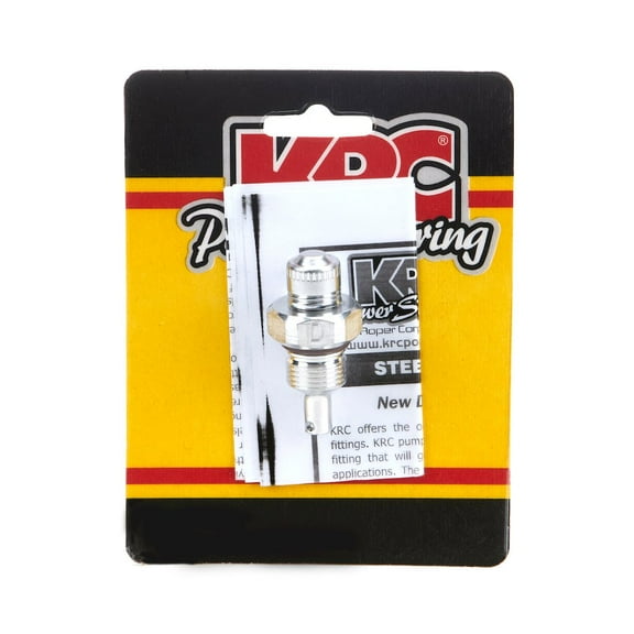 Krc Power Steering Alum Flow Valve -6AN Male ID - D