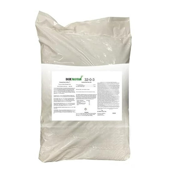 Lesco Basic Nutrition Fertilizer Stabilized Nitrogen 32-0-3 25% U-Plus 50 lb.