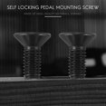 thumbnail image 1 of 8Pcs Bike Lock Shoe Cleat Mounting Screw for SPD Self-Locking Pedal Lock Steel Black, 1 of 7