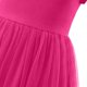 thumbnail image 4 of Vestido de Verano de Manga Corta Moda Primavera Y Verano Manga Corta Cuello Redondo Falda de la Princesa Ruffle para Diario, Viajes, Hogar, Vacaciones, Fiesta de Cumpleaños, 4 of 7