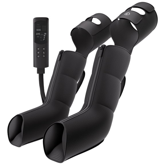 KFFKFF Leg Massager with 9 Intensities, 6 Modes, 3 Heat Levels, Timer, Air Compression Massager for Daily Relaxation