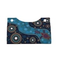 thumbnail image 4 of Lsque Bohemian Turtle Printed Long Tissue Box Cover Holder, Facial Paper Organizer Dispenser,Triangle with Bottom Belt, PVC Leather Decorative Organizer, 4 of 9