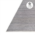 thumbnail image 6 of FH Home Machine Washable Area Rug - Hand Woven, Stain Resistant, Pet Friendly - Premium Recycled Polyester Yarn - Solid - Bedroom, Living/Dining Room - Biltmore - Natural - 6 x 9 ft, 6 of 8
