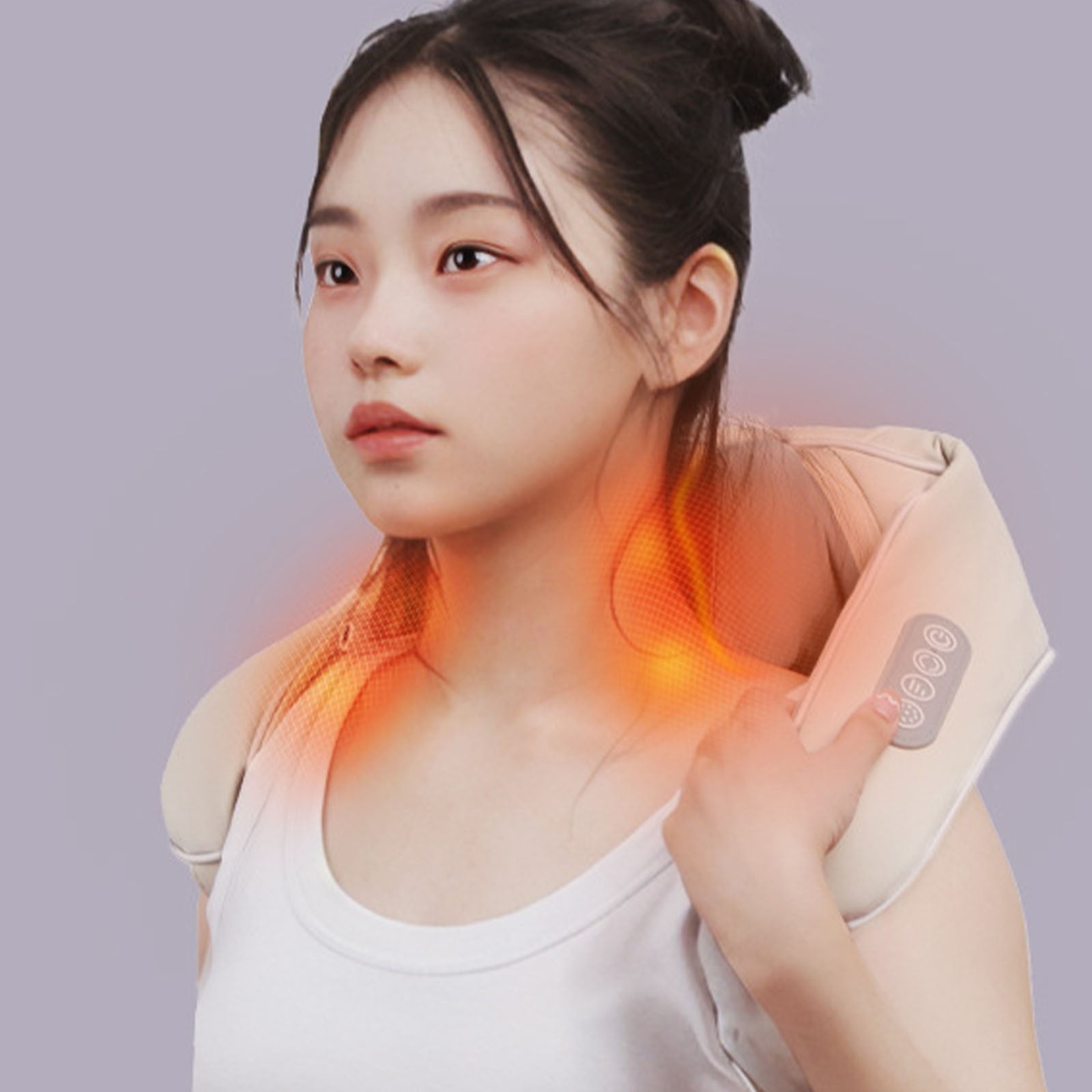 2026 New Upgraded Neck Massager for Pain Relief Deep Tissue, 8D Shiatsu Back Massager for Pain Relief Deep Tissue,Massager for Neck and Shoulder Pain,Back Massager with Heat