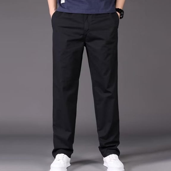 Men’s & Big Men’s Durable Polyester Hiking Cargo Pants S to XXL, Rip Resistant Multi Pocket Work Bottoms