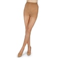 thumbnail image 3 of Women's MeMoi Luxe Hosiery LUX405 Ultra Transparent Mini Toner Control Top Pantyhose (Au Naturel XL), 3 of 6