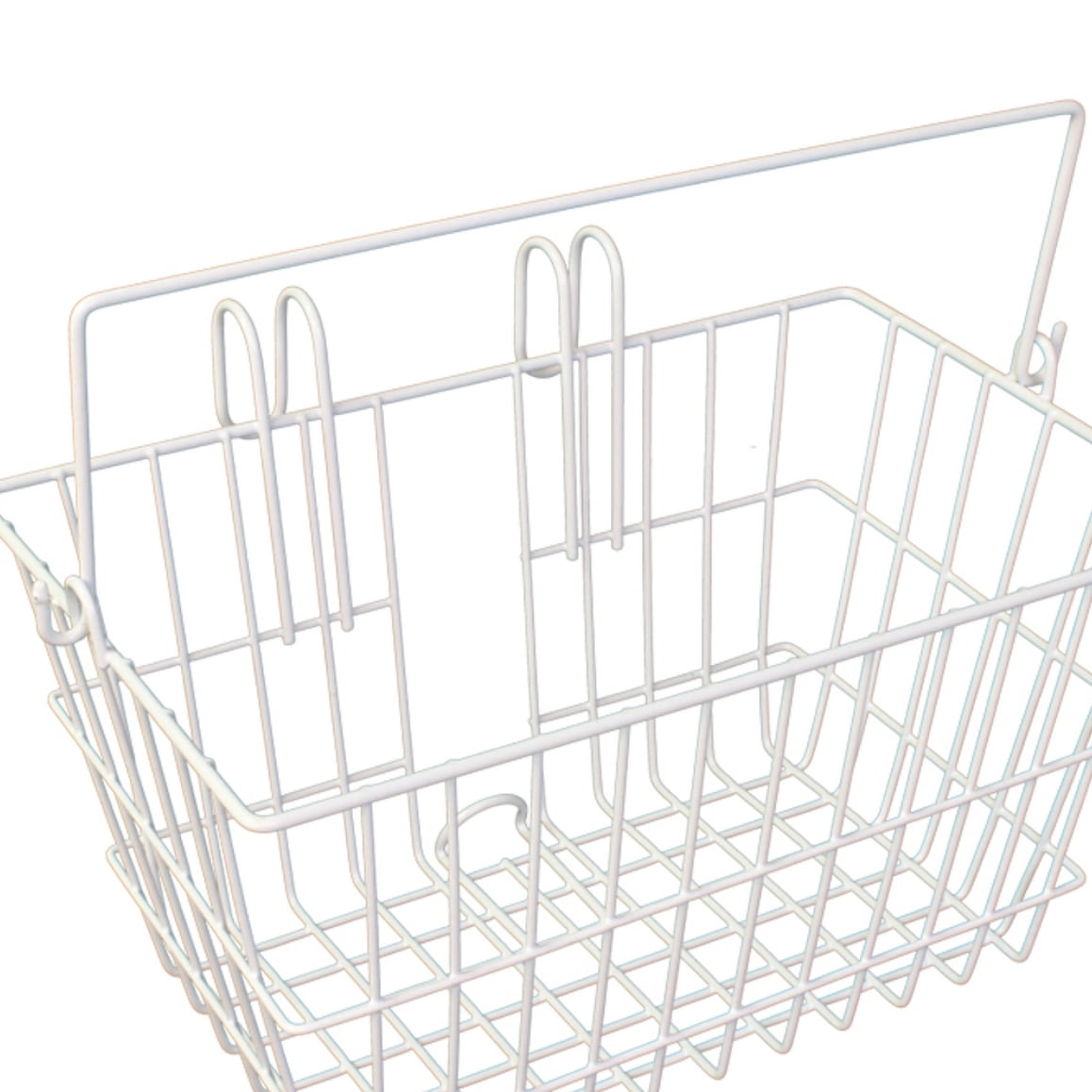 Sunlite Lift-Off Front Basket White Steel 14.5x8.5x7`
