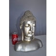 thumbnail image 2 of Nifao Buddha Bust Made of Resin Statue – Home Decor Sculpture, 12"L x 7"W x 15"H, 2 of 11