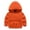 Orange, variant on Uccdo 1-8T Toddler Boys Girls Cotton Solid Sweatshirt Hoodies, Kids Cute Hooded Tops Pullover Fall Winter Clothes