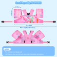 thumbnail image 4 of Chaleco Flotador para Brazo Infantil MoKo Rosa Estrella de Mar 9-23 kg, 4 of 6