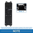 thumbnail image 4 of Interruptor de ventana eléctrica Unique Bargains No.31415674 para el lado del conductor delantero izquierdo para Volvo S60 XC60 Negro, 4 of 7