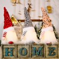 thumbnail image 4 of Christmas Gnome Ornaments Faceless Led Light Plush Doll Xmas Decors Gift, 4 of 6