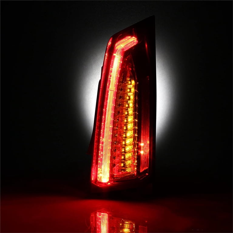 Red Right Side Tail Light Lens Housing – Fits Cadillac ATS 2013-2018 Sedan – Unbranded – Not For Coupe/V