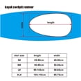 thumbnail image 2 of Housse de Cockpit Imperméable Premium pour Kayak Canot Bateau Pulvérisation Pont Jupe Rouge, 2 of 9