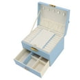 thumbnail image 4 of Caja de almacenamiento de joyas, estuche de almacenamiento de joyas, joyero portátil, estuche para almacenamiento de joyas, funcionalidad inteligente, 4 of 12