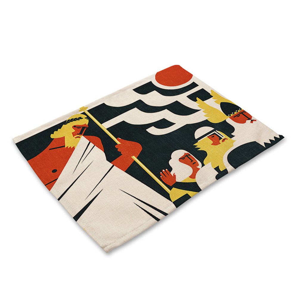 Woven Vinyl Table Mats Placemats Easy to Clean Placemat for