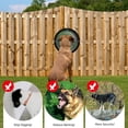 thumbnail image 3 of Durable Acrylic Dome Pet Fence Window for Cats and Dogs, 3 of 5