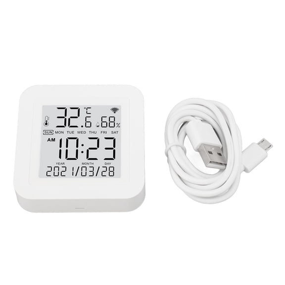 BIMZUC Smart Wi‑Fi Temperature & Humidity Sensor – Remote App Control, High‑Precision Indoor Thermometer & Hygrometer