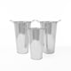 thumbnail image 1 of Set de 3 Floreros de Metal Ideen Galvanizado Natural, 1 of 5