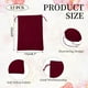 thumbnail image 2 of Uxcell 12 Pcs Bolsa de Terciopelo con Cierre de Cordón, 6.7 x 9 Pulgadas Bolsas de Terciopelo para Joyas, Regalos para Fiestas de Boda, Empaquetado y Almacenamiento de Joyas, Burdeos, 2 of 7