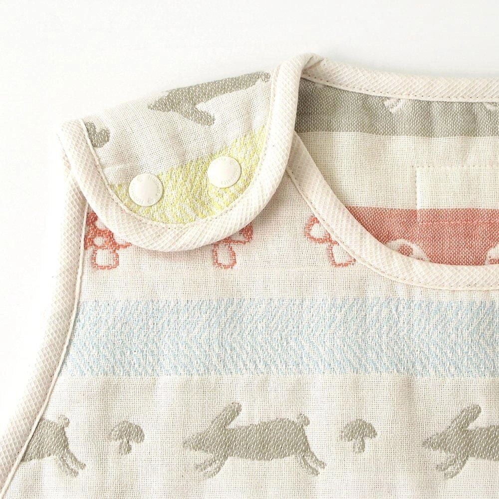 FC Design Six-Layered Gauze Sleeping Bag Wearable Blankets - Bunny (0-3Y)