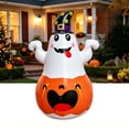 thumbnail image 5 of AZXY 5FT Witch Hat Ghost Pumpkin Tumbler Inflatable Halloween Inflatables Decor, Halloween Decorations Indoor Outdoor Yard Party Door, Halloween Party Decorations for Home Lawn Patio Holiday Decor, 5 of 6