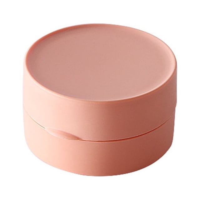 Yuarrent Caja de almacenamiento de baño ABS, Color sólido, redondo, a prueba de polvo, a prueba de fugas, reutilizable, lavable, accesorios para el Cocina y Comedor Rosado Yuarrent HA067311-02