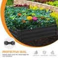 thumbnail image 4 of Uforic 12ftx4ft Extra-Large Raised Garden Bed Kit,Outdoor Galvanized Metal Patio Planter Box with Safety Rubber & Ground Nails&Gloves, for Vegetables Flowers,Black, 4 of 8
