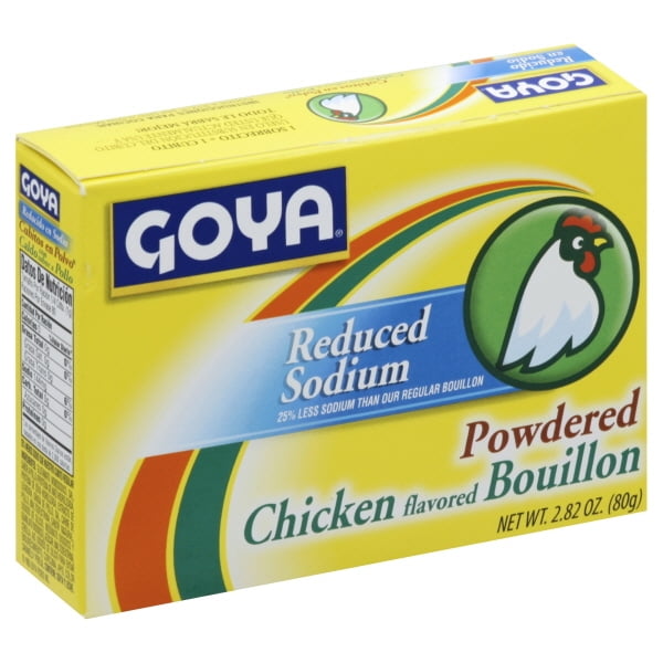 GOYA Powdered Chicken Bouillon Reduced Sodium 2.82 oz