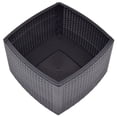 thumbnail image 3 of vidaXL Side Table Mocha 54x54x36.5 cm Plastic, 3 of 4