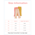 thumbnail image 2 of Toddler Girls Clothes Girls Pants Kids 3-Pack Casual Pants Toddler Solid Color Bell-bottomed Pants for Girls 1T 2T 3T 4T 5T Apricot Pink Yellow, 2 of 6