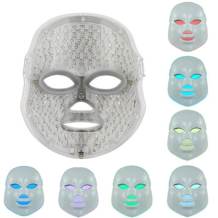 Baywell 7 Colors Home Light Therapy Mask for Acne Reduction Bactericidal Wrinkles Skin
