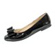 thumbnail image 4 of Zapato Flats Balerina Casual Niña Mujer T-23 Color Ngo Charol 1044 Kuali Shoes Piso Comodos, 4 of 5