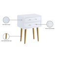 thumbnail image 6 of Home Square Zane Accent Table in White Laquer with Gold - Set of 2, 6 of 6