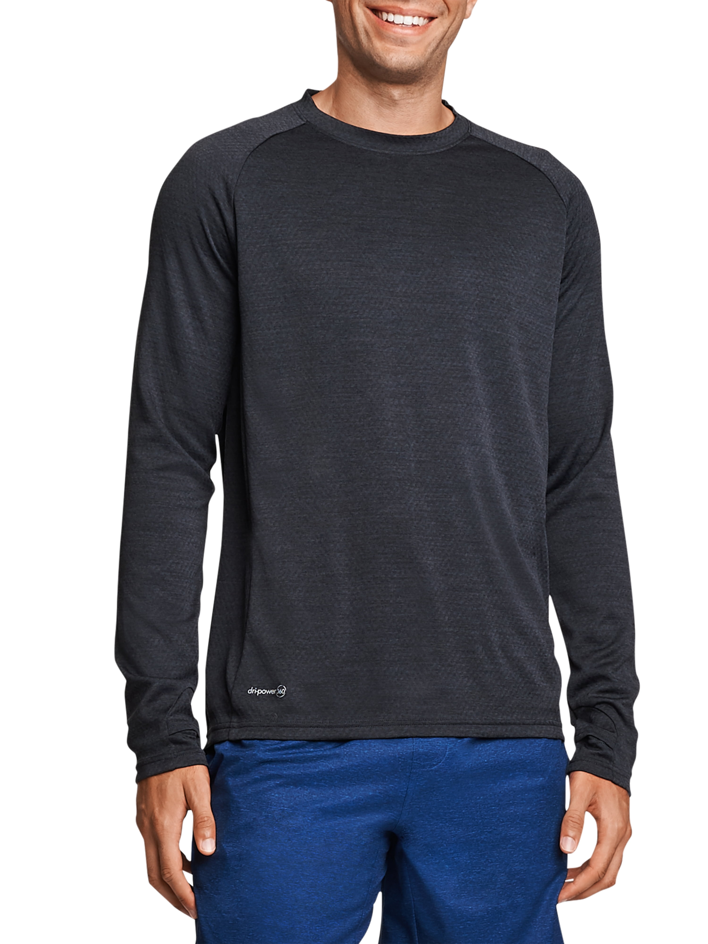 russell long sleeve dri fit shirts walmart