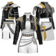thumbnail image 1 of Demon Hunters Cosplay Rumi Mira Zoey Costume Halloween Carnival Set Party Fancy Dress for Womens, 1 of 5