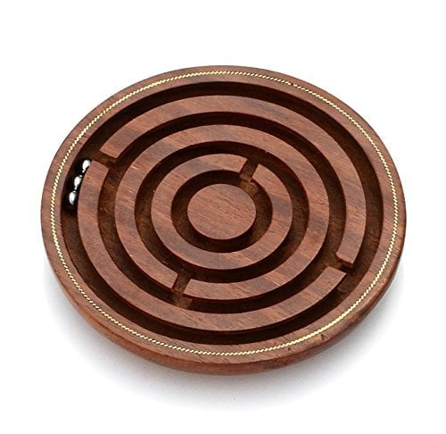 Souvnear Brain Teaser Hand And Eye Coordination Gifts Souvnear Brain Teaser Hand And Eye Coordination Gifts Under 15 Dollars Wooden Labyrinth Board Ball In Maze Puzzle Handcrafted India