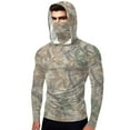 thumbnail image 6 of COSFO Hoodies for Men Pullover Camouflage Sun Protection Athletic Ice Silk Tops Outdoor Slim Fit Hooded Long Sleeve with Face Mask Men Shirts, 6 of 9