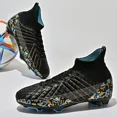 thumbnail image 4 of Zapatos de fútbol al aire libre para hombres, botas de fútbol de entrenamiento profesional, envío directo, ultraligero, antideslizante, césped de alta calidad, superventas, 4 of 5