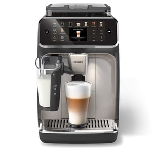 Philips 5500 Fully Automatic Espresso Machine with LatteGo Milk Frother Grey Chrome