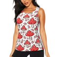 thumbnail image 2 of Haiem Amanita Red Mushroom Workout Tank Tops for Women, Athletic Sports Slim-Fit Tank Tops, Compression Sleeveless Dry Fit Shirts,Athletic Shirt-X-Large, 2 of 8