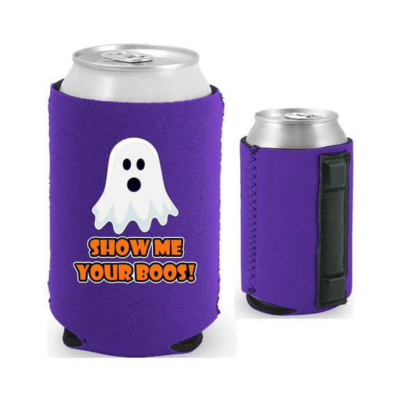 Show Me Your Boos! Magnetic Can Coolie (Purple)