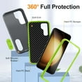 thumbnail image 2 of Stand Case for Samsung Galaxy S23 FE with Metal Kickstand Hard PC & TPU Back Shockproof [Military Grade Protection] Heavy Duty Rugged Hybird Protective Cover for Samsung Galaxy S23 FE, Gray+Green, 2 of 9