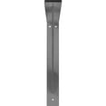 thumbnail image 3 of Ekena Millwork 2"W x 14"D x 14"H Traditional Steel Bracket, Hammered Gray, 3 of 13