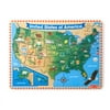 Melissa & Doug USA Map Sound Puzzle - Wooden Puzzle With Sound Effects (40 pcs), Multicolor