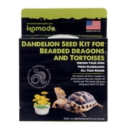 Komodo Grow Your Own Dandelion Reptile Food Kit for All Life Stages, White Cup with Brown Soil